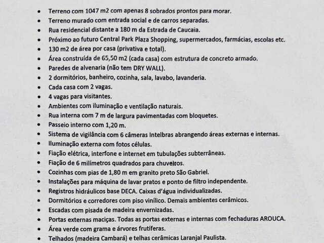 #1104 - Villagio para Venda em Vargem Grande Paulista - SP - 2